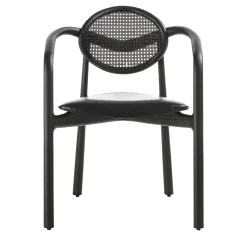 Enrico Pellizzoni Chairs<Marlena Black Chair With Arms by Studio Nove.3