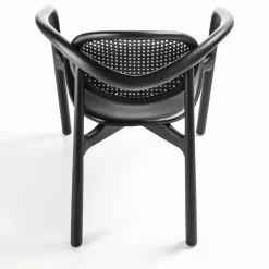 Enrico Pellizzoni Chairs<Marlena Black Chair With Arms by Studio Nove.3