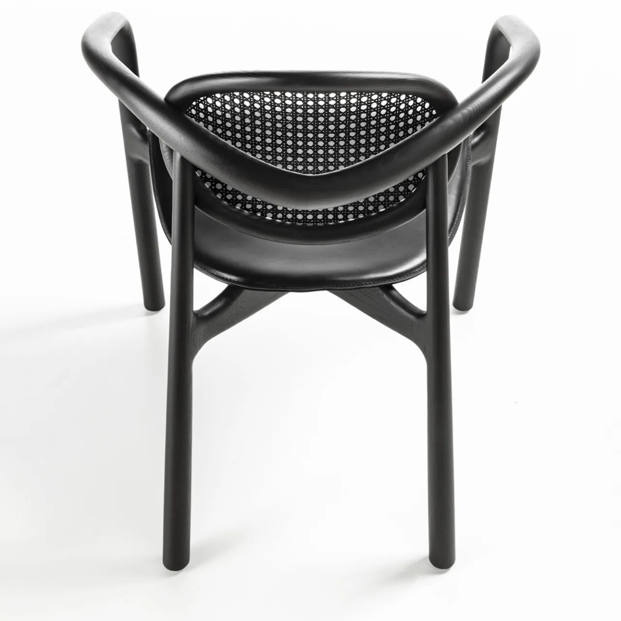 Enrico Pellizzoni Chairs<Marlena Black Chair With Arms by Studio Nove.3