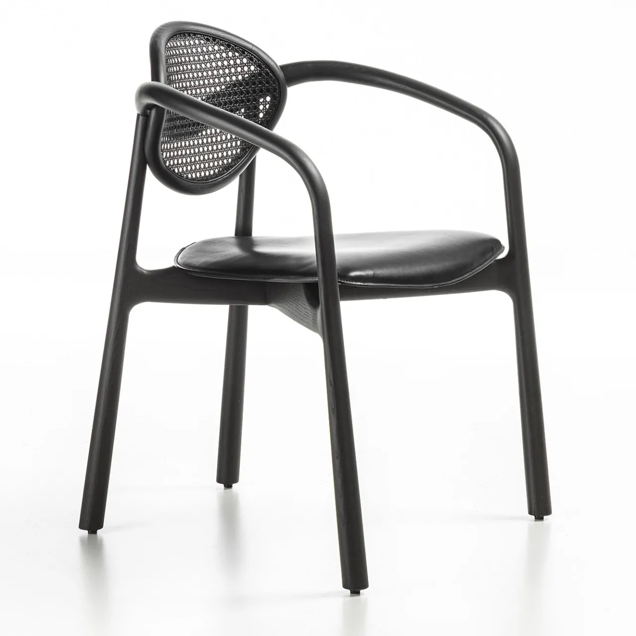 Enrico Pellizzoni Chairs<Marlena Black Chair With Arms by Studio Nove.3