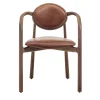 Enrico Pellizzoni Armchairs<Marlena Leather & Wood Armchair