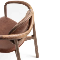 Enrico Pellizzoni Armchairs<Marlena Leather & Wood Armchair