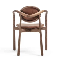 Enrico Pellizzoni Armchairs<Marlena Leather & Wood Armchair