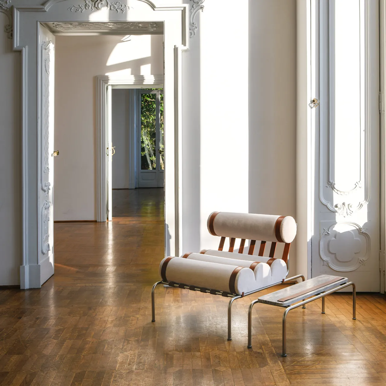 DalMoto Coffee Tables<Marmorino Beige Coffee Table