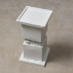 Jenna Basso Pietrobon Side Tables<Marostica+Marostica white Sand ceramic side table