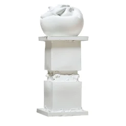Jenna Basso Pietrobon Side Tables<Marostica+Marostica+Cassola white sand ceramic side table