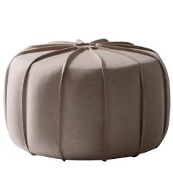 My Home Ottomans & Poufs<Marrakech Beige Pouf by Enrico Cesana