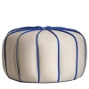 My Home Ottomans & Poufs<Marrakech Low Beige/Bluette Pouf by Enrico Cesana