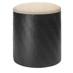 Splot Design Ottomans & Poufs<Mastio Black Pouf