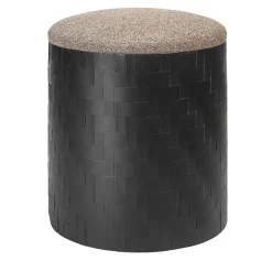 Splot Design Ottomans & Poufs<Mastio Black Pouf