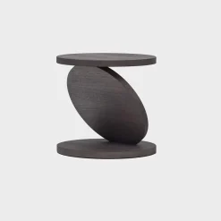 Baleri Italia Side Tables<Match Point Mocha Medium Side Table by Omri Revesz