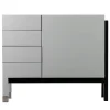 Paolo Pallucco Cabinets<Matte Gray Lacquered Wood Cabinet With Door