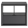 CPRN Homood Nightstands<Maverick Gray Glossy Lacquered Wood Nightstand