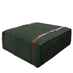 DLA Design Lab Ottomans & Poufs<Maxi Docker English Green Velvet Pouf