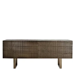 Laura Meroni Sideboards Buffets<Maxima Bd 91 Unique Walnut Marble Sideboard 2 Drawers