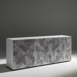 Albedo Sideboards Buffets<MAYA 210/80 Aluminum Finish Sideboard