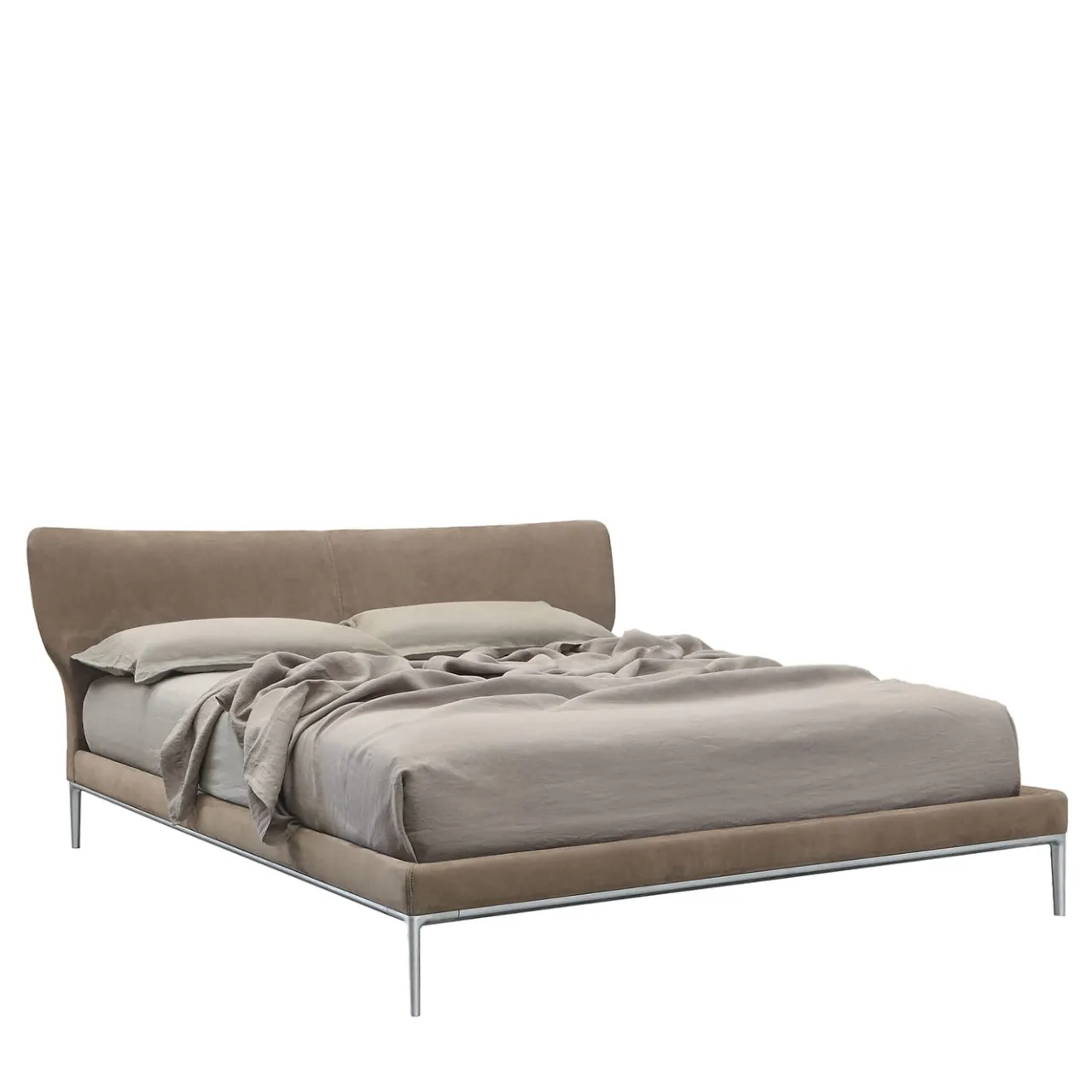 Alivar Beds<Maya Brown Double Bed by Giuseppe Bavuso