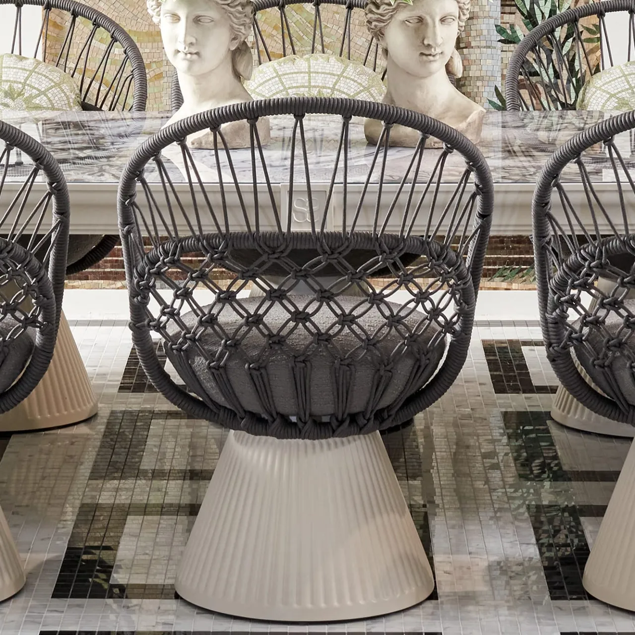 Sicis Outdoor Chairs & Stools<Maya Gray Outdoor Chair