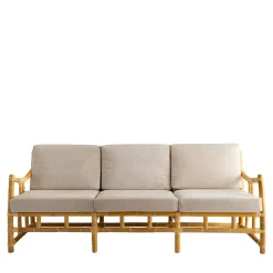 Mila Maurizi Sofas<Maya Manao & Manila Cane 3-Seater Sofa With Cushions