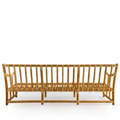 Mila Maurizi Sofas<Maya Manao & Manila Cane 3-Seater Sofa With Cushions