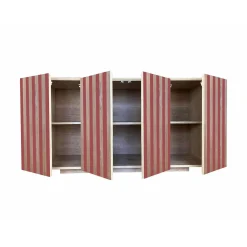 Meccani Design Sideboards Buffets<Md6 4-Door Striped Sideboard by Meccani Studio
