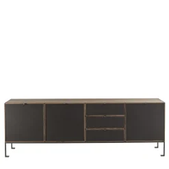 Durame Sideboards Buffets<Melody 4 Brown Wood Sideboard
