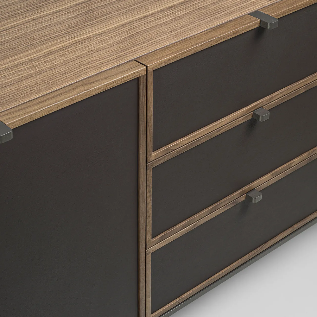 Durame Sideboards Buffets<Melody 4 Brown Wood Sideboard