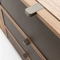 Durame Sideboards Buffets<Melody 3 Canaletto Walnut Wood Storage Sideboard