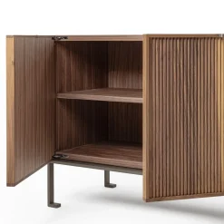 Durame Sideboards Buffets<Melody 4 Canaletto Walnut Wood Storage Sideboard