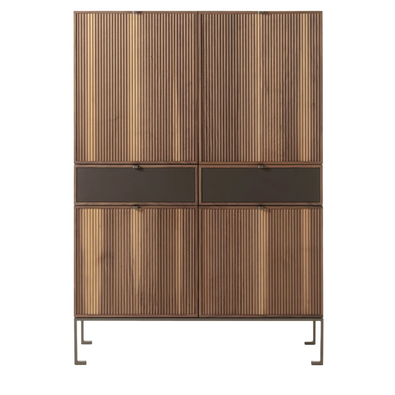 Durame Cabinets<Melody L Canaletto Walnut Wood Storage Cabinet