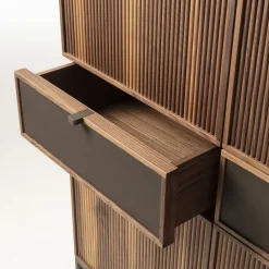 Durame Cabinets<Melody L Canaletto Walnut Wood Storage Cabinet