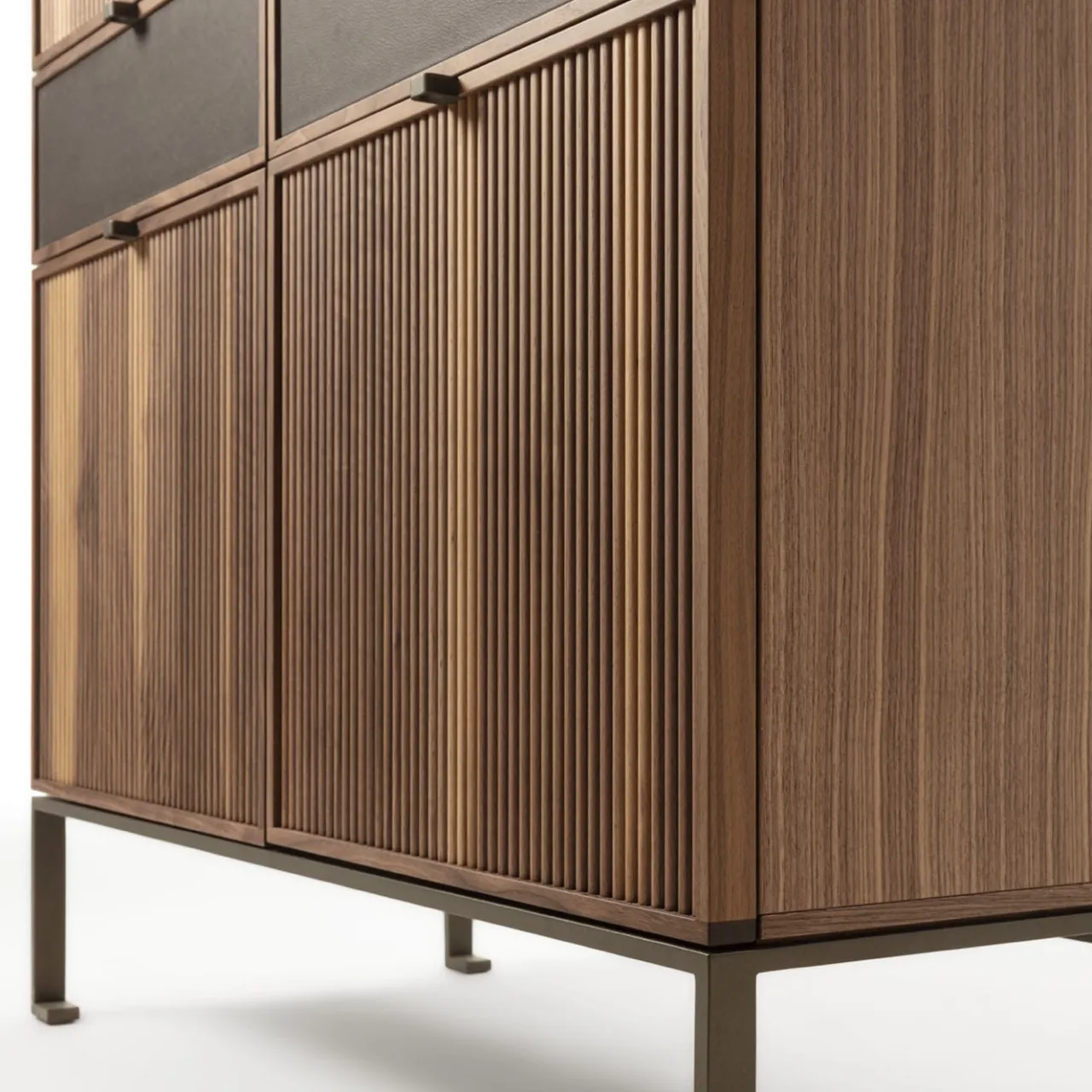 Durame Cabinets<Melody L Canaletto Walnut Wood Storage Cabinet