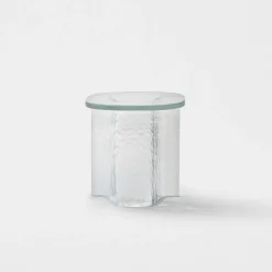 WonderGlass Side Tables<Melt Low Glass Side Table by nendo