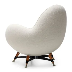 Visionnaire Armchairs<Mercury White Upholstered Armchair