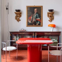 Punto Zero Dining Tables<Merenda Red Dining Table