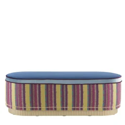 ETRO Home Interiors Ottomans & Poufs<Meriam Long Pouf