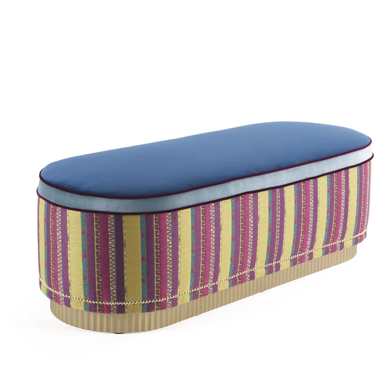 ETRO Home Interiors Ottomans & Poufs<Meriam Long Pouf