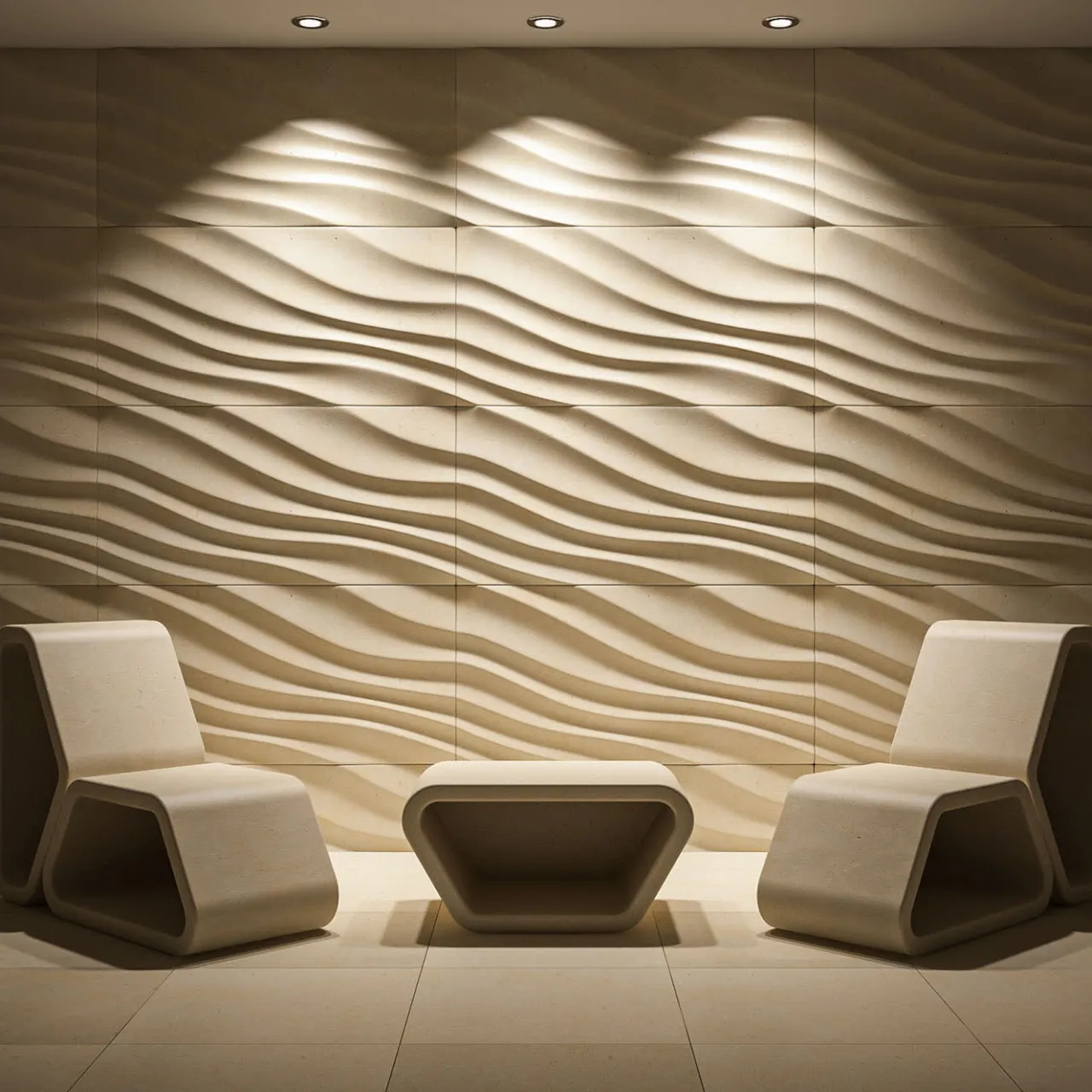 Pimar Limestone Lounge Chairs<Messapo Lecce Limestone Lounge Chair by Noii Studio