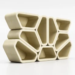 Pimar Limestone Bookcases<Messapo Modular Lecce Limestone Highboard by Noii Studio