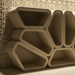 Pimar Limestone Bookcases<Messapo Modular Lecce Limestone Highboard by Noii Studio