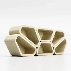 Pimar Limestone Bookcases<Messapo Modular Lecce Limestone Bookcase by Noii Studio