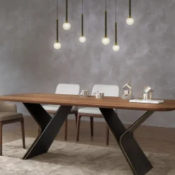 Morica Design Dining Tables<Metaverso Canaletto Walnut-Veneered Dining Table