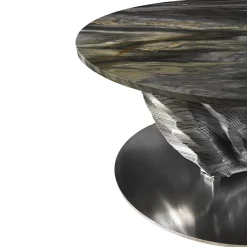 Officina Della Scala Dining Tables<Meteorite N°2 Calacatta Cielo Table by Giò Pozzi