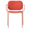 TrabA' Chairs<Metis Padded Red Chair With Arms by Gabbertas Studio