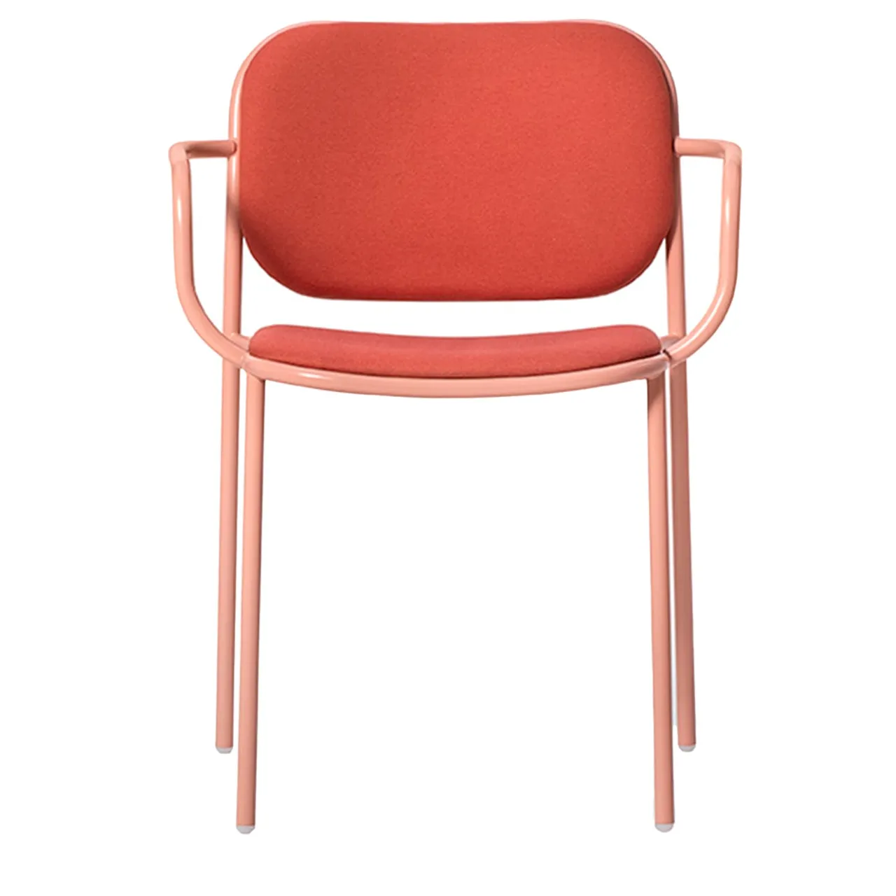 TrabA' Chairs<Metis Padded Red Chair With Arms by Gabbertas Studio