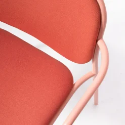 TrabA' Chairs<Metis Padded Red Chair With Arms by Gabbertas Studio