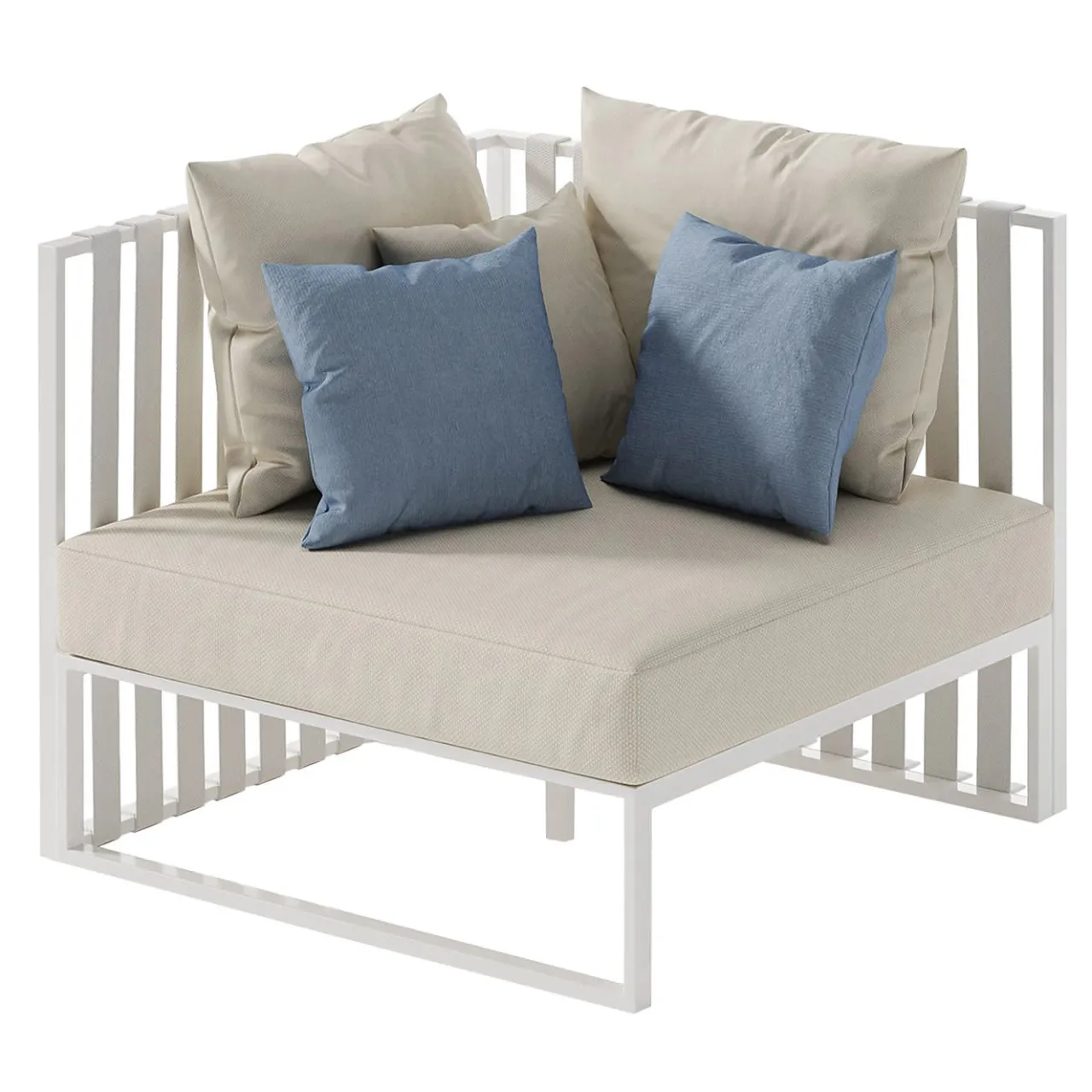 Braid Outdoor Outdoor Sofas & Benches<Metropolitan Left Angular Seat Module by Carlo Colombo