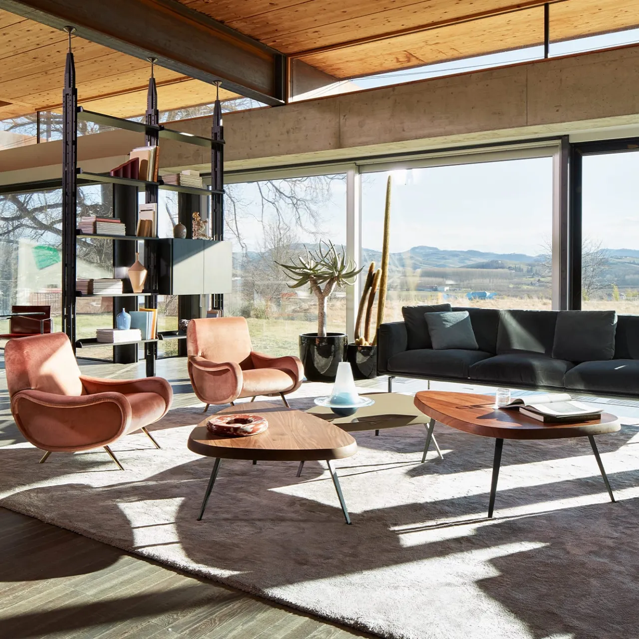 Cassina Coffee Tables<Mexique by Charlotte Perriand - Low