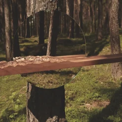 Dolomitisch Shelves<Mezzocielo Topographic Mirror with Shelf by Riccardo Vendramin