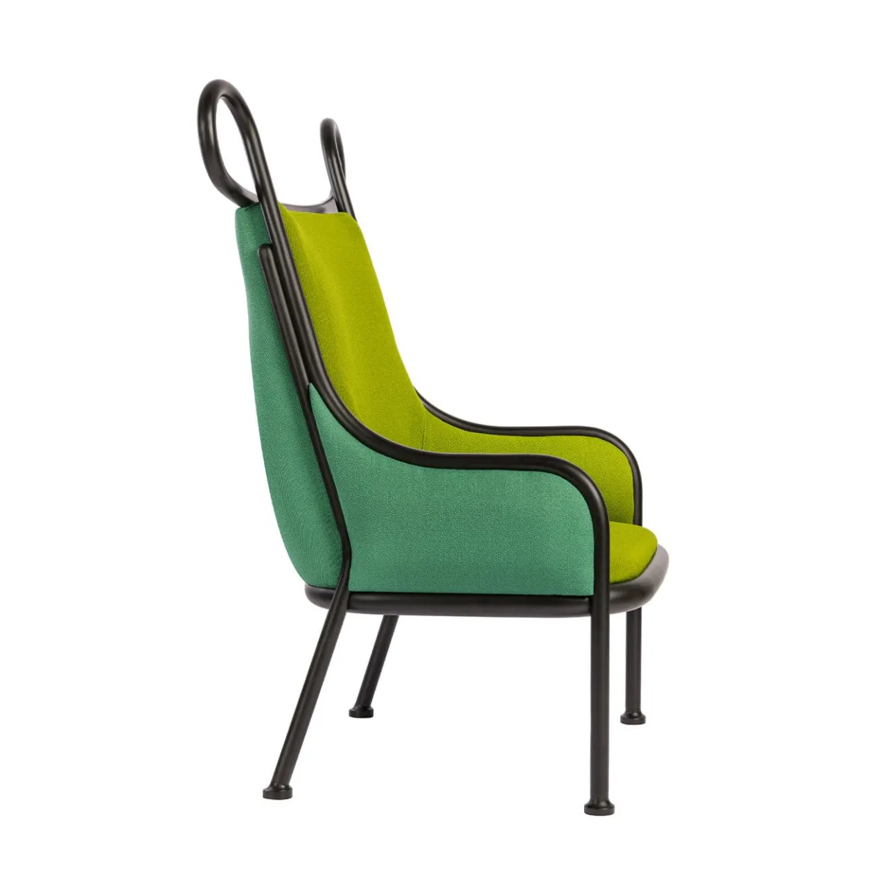 Gebrüder Thonet Vienna GmbH (GTV) – Wiener GTV Design Lounge Chairs<Mickey Green Lounge Chair by India Mahdavi